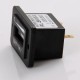 Rectangle 36 Volt Battery Indicator with Hour Meter Gauge Tri-Color